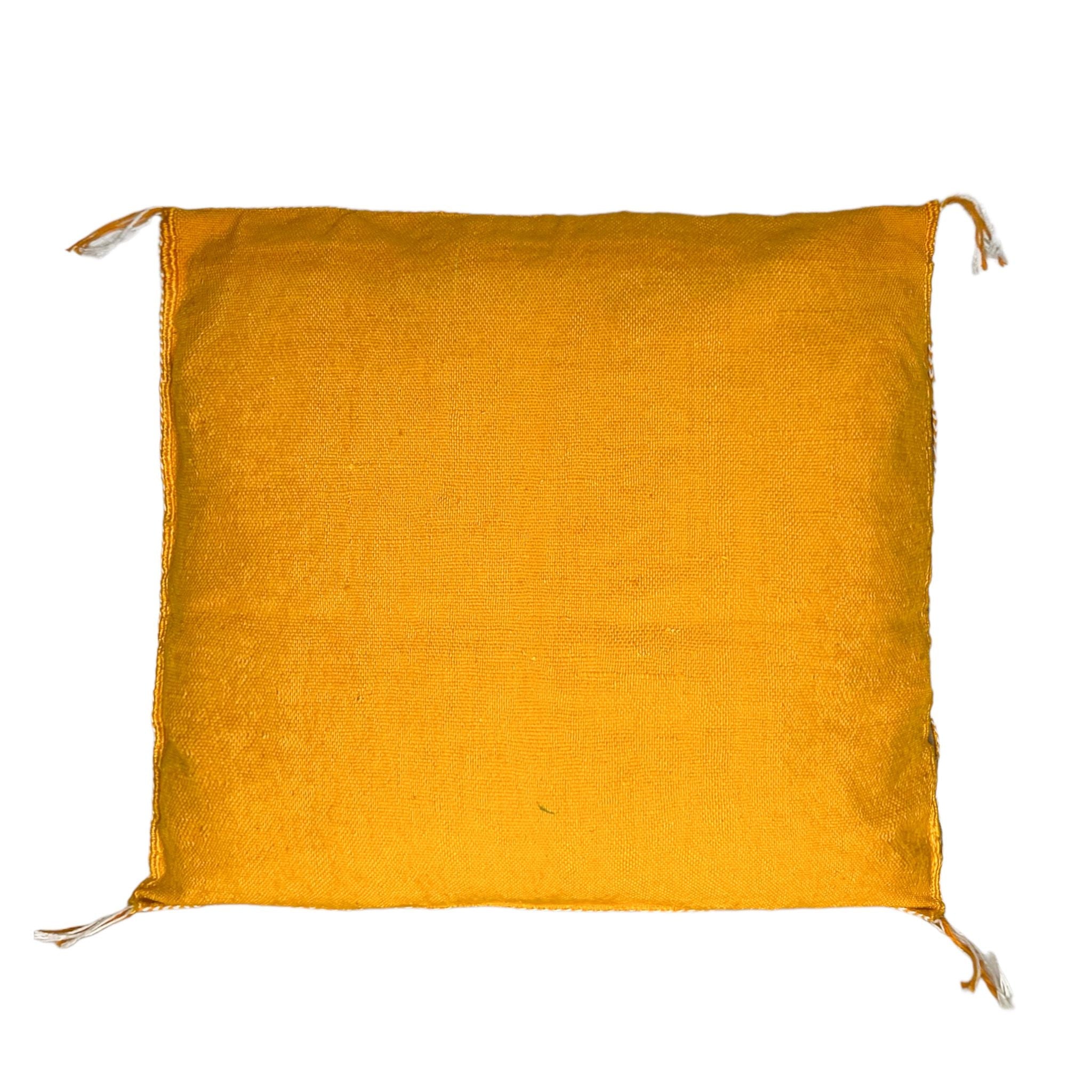 Coussin Sabra Soie de Cactus Jaune
